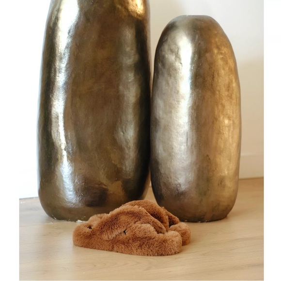 Apparis Biba Faux Fur Slippers - Picture 6 of 11